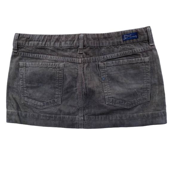 New Citizens of Humanity by Jerome Dahan Brown Corduroy Micro Mini Skirt Size 28 - Picture 7 of 11